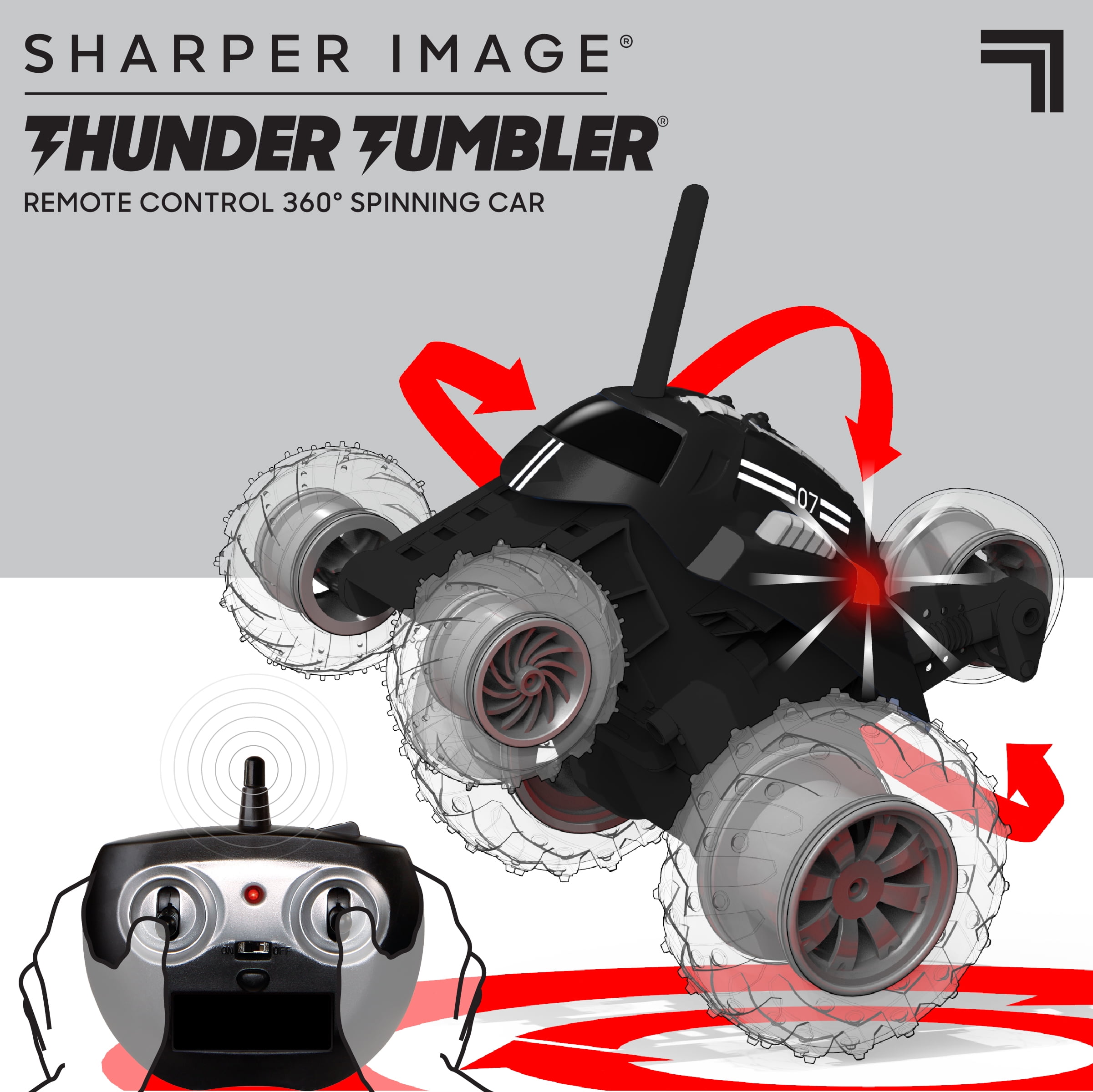 sharper image thunder tumbler frequency
