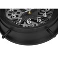 thumbnail image 3 of Monarch Specialties I 9015 - Clocks, 12" Round, Gear Mechanism, Table Clock, Black, Transitional, 3 of 4