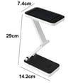 thumbnail image 3 of Lámpara Noche Plegable 26 LED Solar USB Carga Protección Ocular Escritorio (Negro), 3 of 9