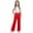 Red, variant on Cethrio Girls Winter Sweatpants, Drawstring Open Bottom Thermal Straight Leg Athletic Pants Gray Size 10-12T
