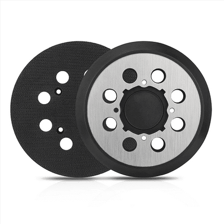 

Sander Replacement Pads 2-Pack 5 inch 8-Hole Hook and Loop Orbital Sanding Metal Back Pads DWE64233 and N329079