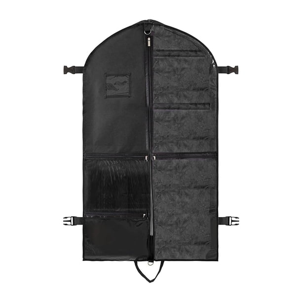 Bolsa de viaje para ropa,Bolsa de viaje para trajes de baile,Bolsas para colgar ropa,esmóquines y vestidos,Bolsa de traje con bolsillos Abrigos Chaquetas Camisas,Funda de traje plegable a
