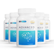 5 Pack Advanced Memory Formula, helps memory attention & focus-60 Capsules x5