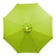 thumbnail image 3 of Accesorios de repuesto para toldo de sombrilla de patio, 6 varillas, parte superior de sombrilla colgante desplazada Verde 200cm, 3 of 9
