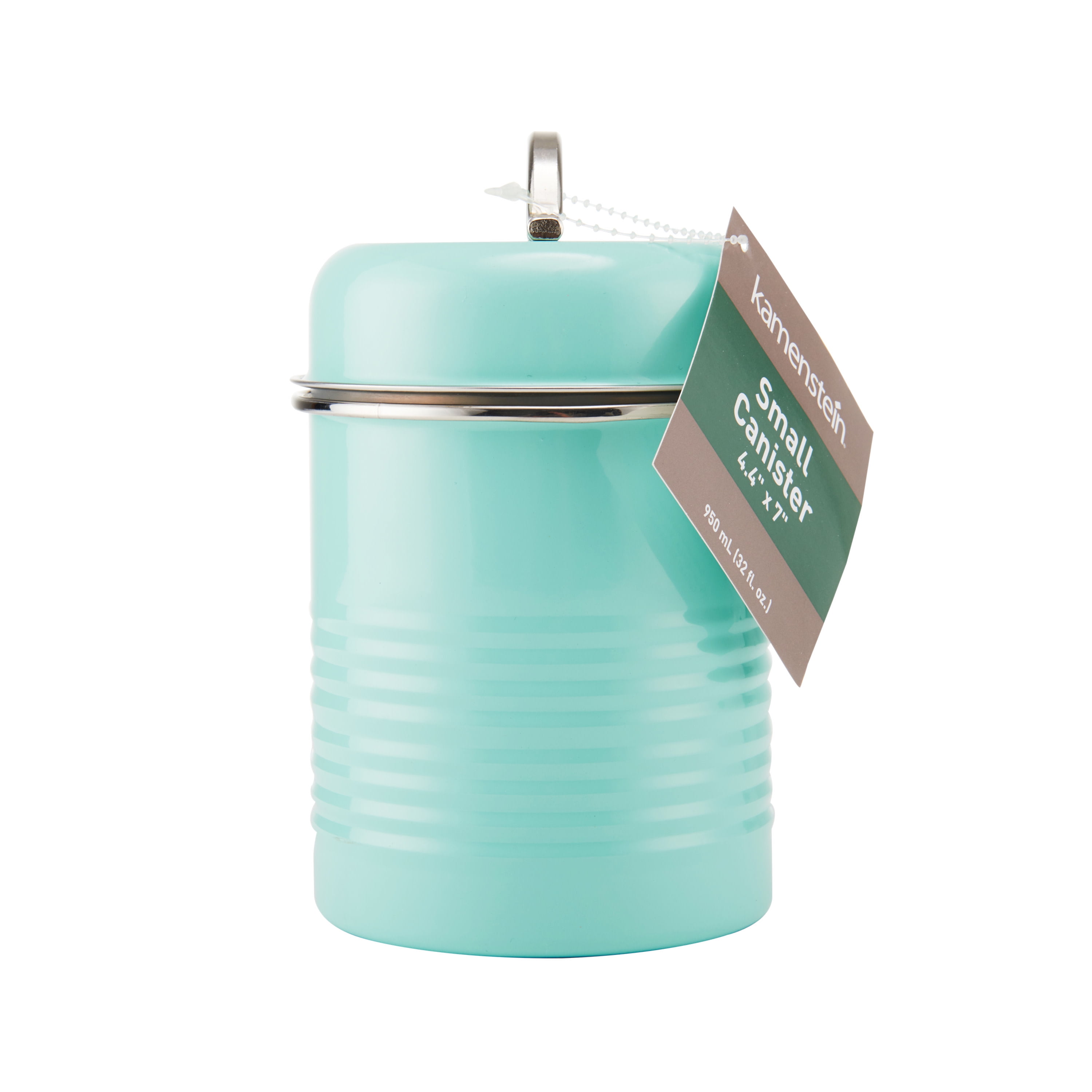 Kamenstein Small Blue Storage Canister with Card Holder
