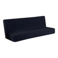 thumbnail image 1 of Bamboohart Housse de Sofa Liquidation Housse de Sofa Pliable Housse de Futon Uni Housse Extensible en Polyester Tissu Élastique Housse Tout Inclus Housse de Sofa, 1 of 2