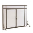 thumbnail image 2 of Plow & Hearth Flat Guard Fire Screens With Doors in Solid Steel, 44"W x 33"H, 2 of 2