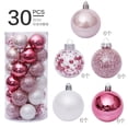 thumbnail image 1 of Dvkptbk Christmas Balls Ornaments for Christmas Decorations - 30Pcs 2.36 Inch Christmas Tree Shatterproof Ornaments for Holiday & Party Decorations (5 Styles) - Christmas Ornaments, 1 of 1