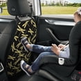 thumbnail image 5 of Dragonfly Gold Mats Back Seat Protectors, Car Seat Protector Vehicle Organizers Waterproof Cover Back Seat Cover for Kids with 3 Storage Pockets 2 Pack, 5 of 5