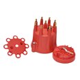 thumbnail image 2 of A-Team Performance 8-Cylinder Male Pro Series Distributor Cap & Rotor Kit (Red), 2 of 9