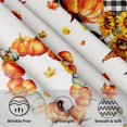 thumbnail image 3 of Nappe Citrouille d'Automne Ronde 60 Pouces Tournesol Champignon Saisonnière Décorative Lavable Réutilisable Housse de Table pour Cuisine Salle à Manger Fête, 3 of 7