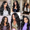 thumbnail image 4 of UTOURS U Part Wigs Human Hair Wigs Body Wave For Black Women Upgrade 22Inch 180 Density Synthetic Wig, 4 of 5