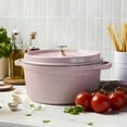 thumbnail image 3 of Staub Cast Iron Round Cocotte 7-quart-Peony Pink, 3 of 12