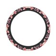 thumbnail image 1 of Balery Cute Axolotl Sakura Blossoms Fundas elásticas antideslizantes para volante, funda protectora universal para hombre y mujer, 15 pulgadas, accesorios para coche., 1 of 6