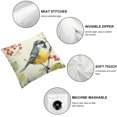 thumbnail image 4 of Nawypu Oil Painting Flowers and Birds Pillow Covers , Cushion Case Outdoor Sofa Throw Pillows Cover for Couch Living Room Bed Indoors Home Decor White, 4 of 6