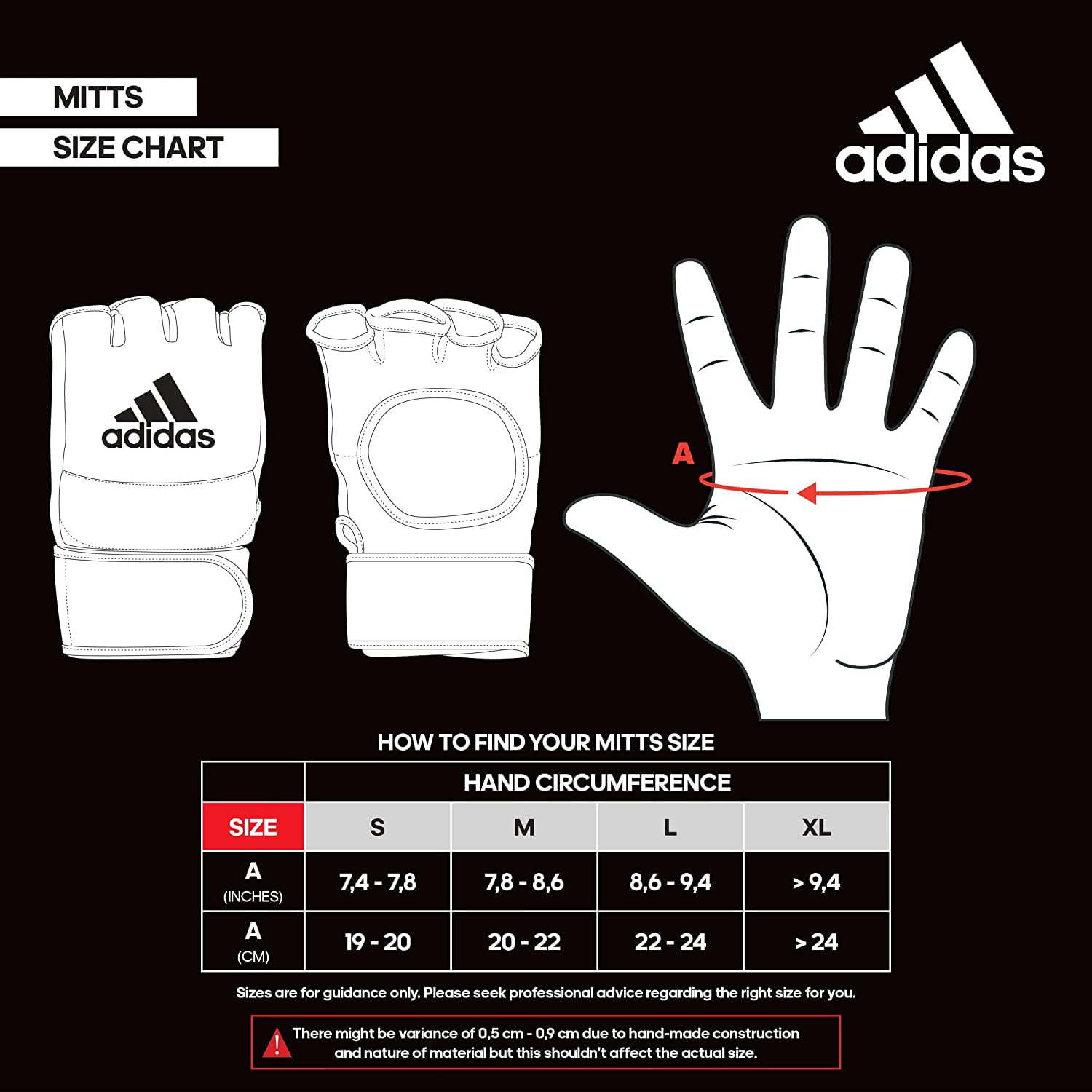 Gloves, & Weight Men for Women, Small, MMA Grappling Gloves 4 Black/Chromium Adidas Red, oz.