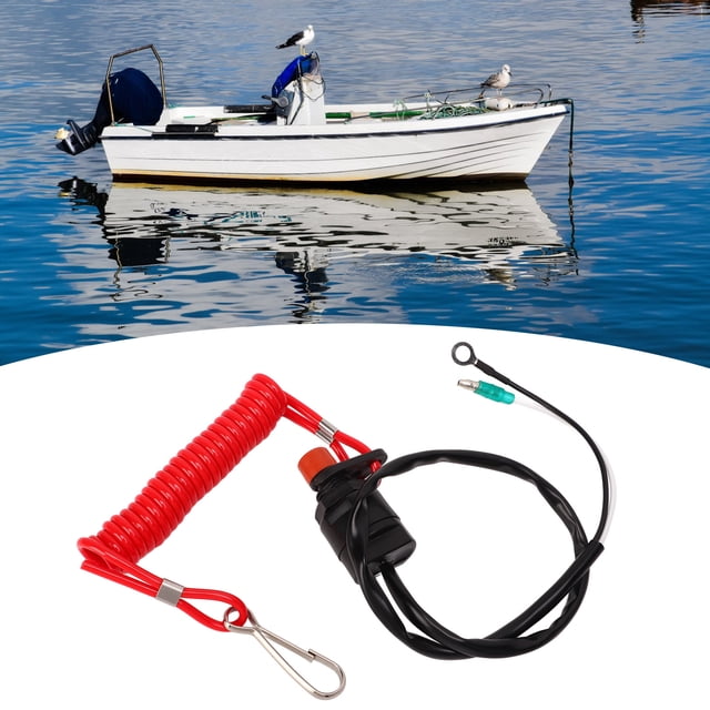 Interruptor De Parada De Emergencia Para Motor De Barco, Cordón De Seguridad ABS Para T15 F2.5 F4 F5 F6