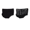 thumbnail image 3 of Dance Paws Pad, Simple Operation Dance Shoes Wide Application Black Practical Exquisite Beautiful  For Ballet For Belly Dance M 36 To 37 Size,L 38 To 39 Size, 3 of 8