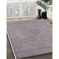 thumbnail image 3 of Ahgly Company Machine Washable Indoor Square Industrial Modern Silver Pink Area Rugs, 8' Square, 3 of 7
