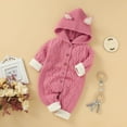 thumbnail image 5 of Kiplyki Flash Toddler Pants Newborn Girls Boys Winter Warm Knit Outwear Sweater Hooded Romper Jumpsuit, 5 of 8
