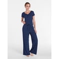 thumbnail image 3 of Joyspun Women’s Modal Blend Ribbed Sleep Pants, 29'' Inseam, Sizes XS-3X, 3 of 6