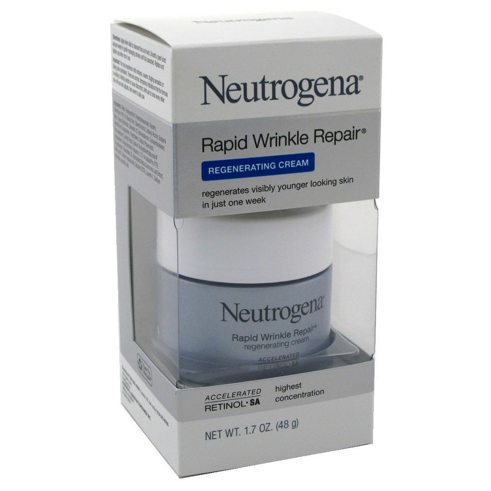 Neutrogena Rapid Wrinkle Repair Retinol Regenerating Face Cream 1.7 Oz
