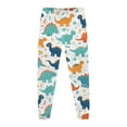 thumbnail image 5 of Pyjamas pour Garçons Ensemble de Pyjama Imprimé Dinosaure Col Rond Manches Longues Pantalon 2 Pcs Printemps Automne Pyjamas pour Enfants Bleu Clair 4 Ans-5 Ans, 5 of 5