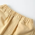 thumbnail image 6 of Hiijoy Little Boys Chino Shorts Elastic Waist Breathable Shorts for Children, Sizes 1-7, 6 of 8