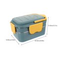 thumbnail image 2 of Bento Box Insulated Hot Lunch Container Portable Lunch Box Container Stainless Steel Insulated Lunch Box Sealed Double Layer Insulated Lunch Box, 2 of 8