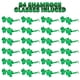 thumbnail image 3 of Gafas de sol ArtCreativity Día de San Patricio Shamrock x24 Green, 3 of 8