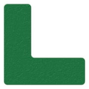 Incom Floor Tape,Green,6 inx6 in,L,PK25 LM110G