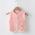 thumbnail image 2 of CUZIBR Toddler Baby Boys Girls Winter Sleeveless Cartoon Coats Warm Coats Vest Jacket Bear Print Pattern Cute Dailywear For Child, 2 of 3