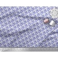 thumbnail image 2 of Soimoi Georgette Viscose Fabric Ogee Damask Print Fabric by the Yard 42 Inch Wide, 2 of 5