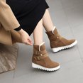 thumbnail image 4 of Botas de nieve Otoño e invierno Punta redonda Moda Botas cortas peludas cálidas Botas de gran tamaño Botas de mujer Wmkox8yii ghj1694, 4 of 7