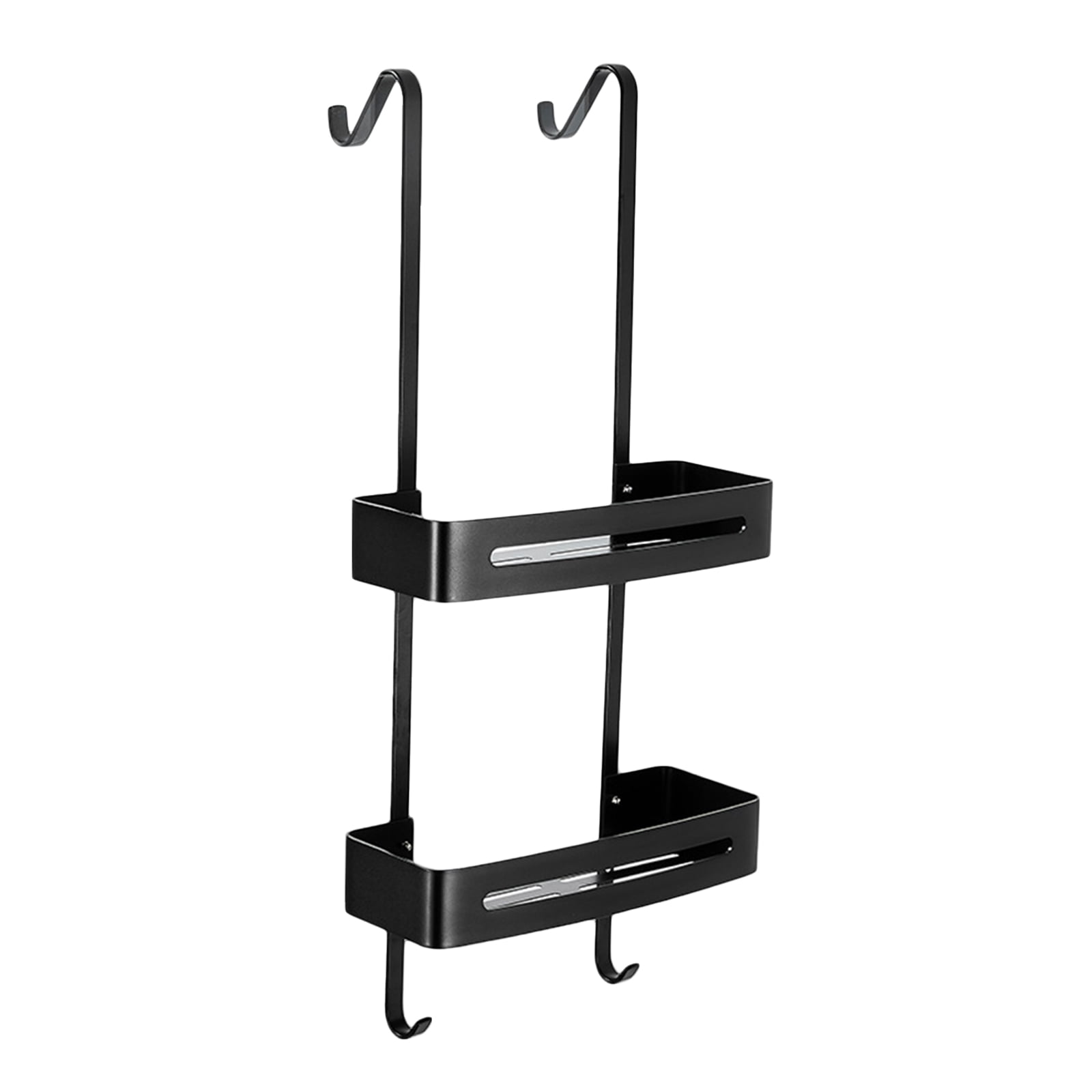 2 Tiers Over The Door Shower Caddy with Hooks Over Door Bathroom Shower