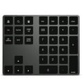 thumbnail image 1 of Mistaha Wireless Numeric Keyboard Aluminium 34 Key Bluetooth Keyboard Built-in Rechargeable Battery Keypad for Windows/iOS/Android, 1 of 8