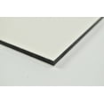 thumbnail image 2 of BuyPlastic King ColorCore Plastic Sheet 1/4" x 12" x 12" Arctic White-Black-Artic White Color Core , HDPE Board, High Density Polyethylene Panel, 2 of 2