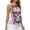 Multicolour, variant on Lkhaha Women's Colorful Skull Print Sleeveless Polo Shirt V Neck Half Zip Golf Tennis Tank Top Multicolour L