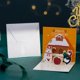 thumbnail image 2 of Tarjeta de Navidad plegable, tarjeta de Navidad tridimensional, tarjetas de felicitación de Navidad alegres, Santa Claus festivo para vacaciones, 2 of 4