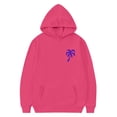 thumbnail image 3 of WOYY Girls Palm Graphic Hoodie Kids Preppy Pullover Pocket Hooded Sweatshirt, Sizes 1-13, 3 of 6