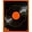 Black Orange, Pattern 12, variant on ODIKA 8'x10' Washable Area Rug Non-Slip Chair-Friendly Mat Disc Vinyl Cd Record Retro Vintage Music Spinning Grooves Concentric for Dining Room, Large Office, Lounge