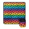 thumbnail image 2 of HELLHERO Rainbow Paw Print Sewing Machine Mat Beautiful & Practical Fusion Waterproof Scratches Proof for Most Sewing Machines, Christmas, 2 of 5