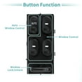 thumbnail image 3 of Interruptor de ventana eléctrica del lado del conductor delantero izquierdo único para Buick Century 1997-2005 No.10433029 - Paquete de 1, 3 of 7