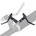 thumbnail image 3 of Juego de palancas de freno de aleación de aluminio, 1 par, freno de bicicleta de caída plegable para carretera de montaña Negro kusrkot Palanca de freno de bicicleta, 3 of 8