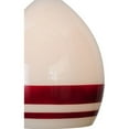 thumbnail image 3 of Meyda 142282 9 in. Magellan Blown Glass Pendant, White & Red Stripe, 3 of 7