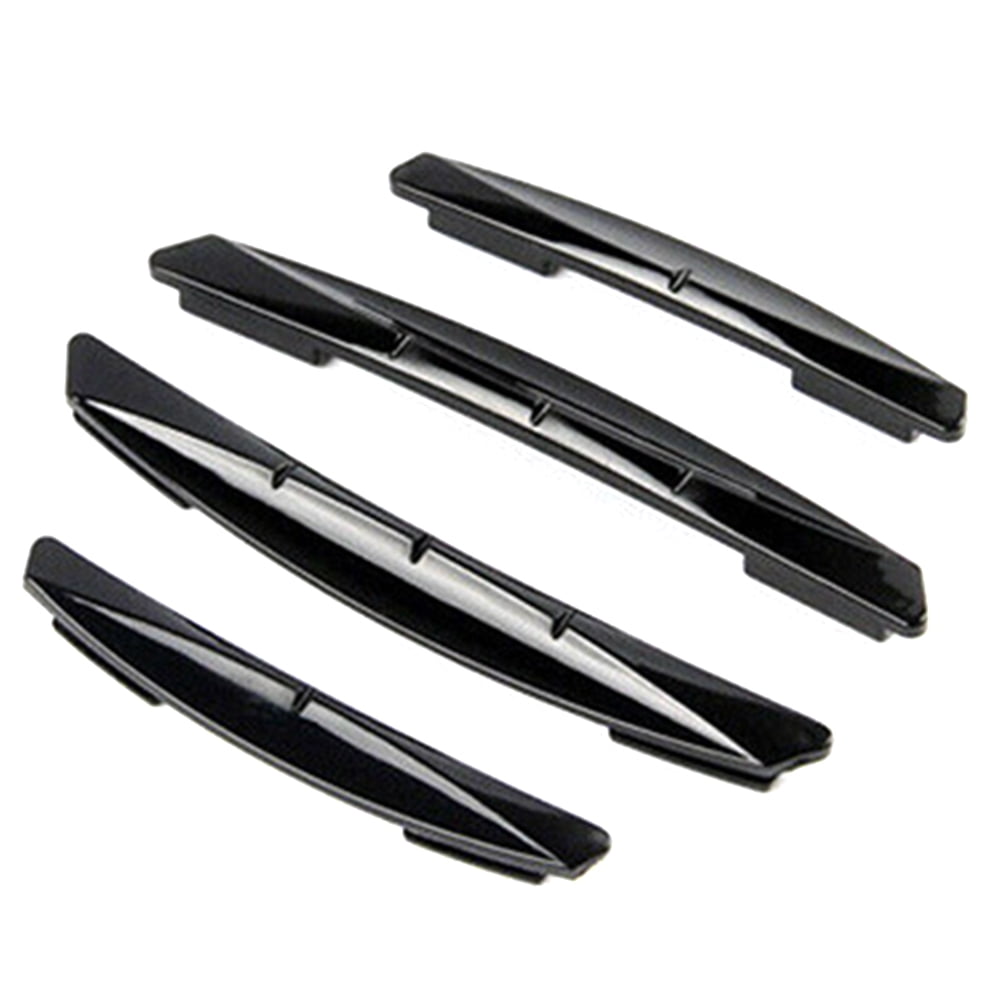 4Pcs Carbon Fiber Design Door Anti-collision Rubber Strips