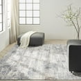 thumbnail image 3 of Calvin Klein CK022 Infinity 7'10" x 9'10" Ivory Grey Blue Modern Indoor Rug, 3 of 9