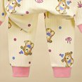 thumbnail image 4 of HFHAPW Little Girl Boys Pajamas Sets Baby Girl Boy 2Pcs Pjs Kids Long Sleeve Sleepwear, 4 of 6