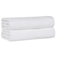 thumbnail image 2 of Superior Eco-Friendly Cotton 2-Piece, White, Bath Sheet Set, 2 of 8