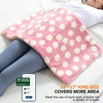 thumbnail image 5 of ALLJOY Heating Pad, Extra Large 33"x17" Electric Heat Pad for Back, Neck, and Shoulder Pain Relief, King Size, 5 of 8